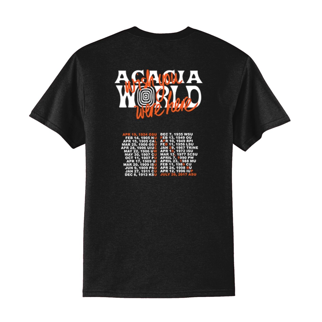 OSU Acacia | Travis Scott Acacia World T-Shirt