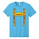 Block 15 Bloktoberfest Suspenders Blue Tee