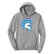 CHS Spartans Spartan Head Gray Hoodie
