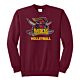 Raiders Volleyball Red Crewneck Sweatshirt