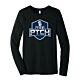 PtCh Podcast Black Long Sleeve Logo Tee