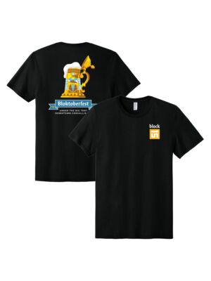 Block 15 Bloktoberfest Stein Black Tee