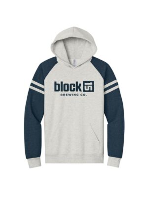 Block 15 Logo Colorblock Indigo Hoodie