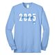 CHS Spartans Class of 2025 Script Light Blue Long Sleeve Tee