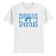CHS Spartans Corvallis Spartans White Tee