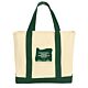 OTAO Logo Design Natural and Spruce Two-Tone Tote