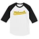 PYAC Philomath Baseball White and Black Raglan Tee