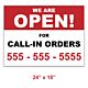 Call-In Orders - Decal