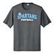 CHS Spartans Football Iron Grey Athletic Tee