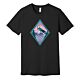 Valley Wags Diamond Logo Black Tee
