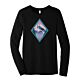 Valley Wags Diamond Logo Black Long Sleeve