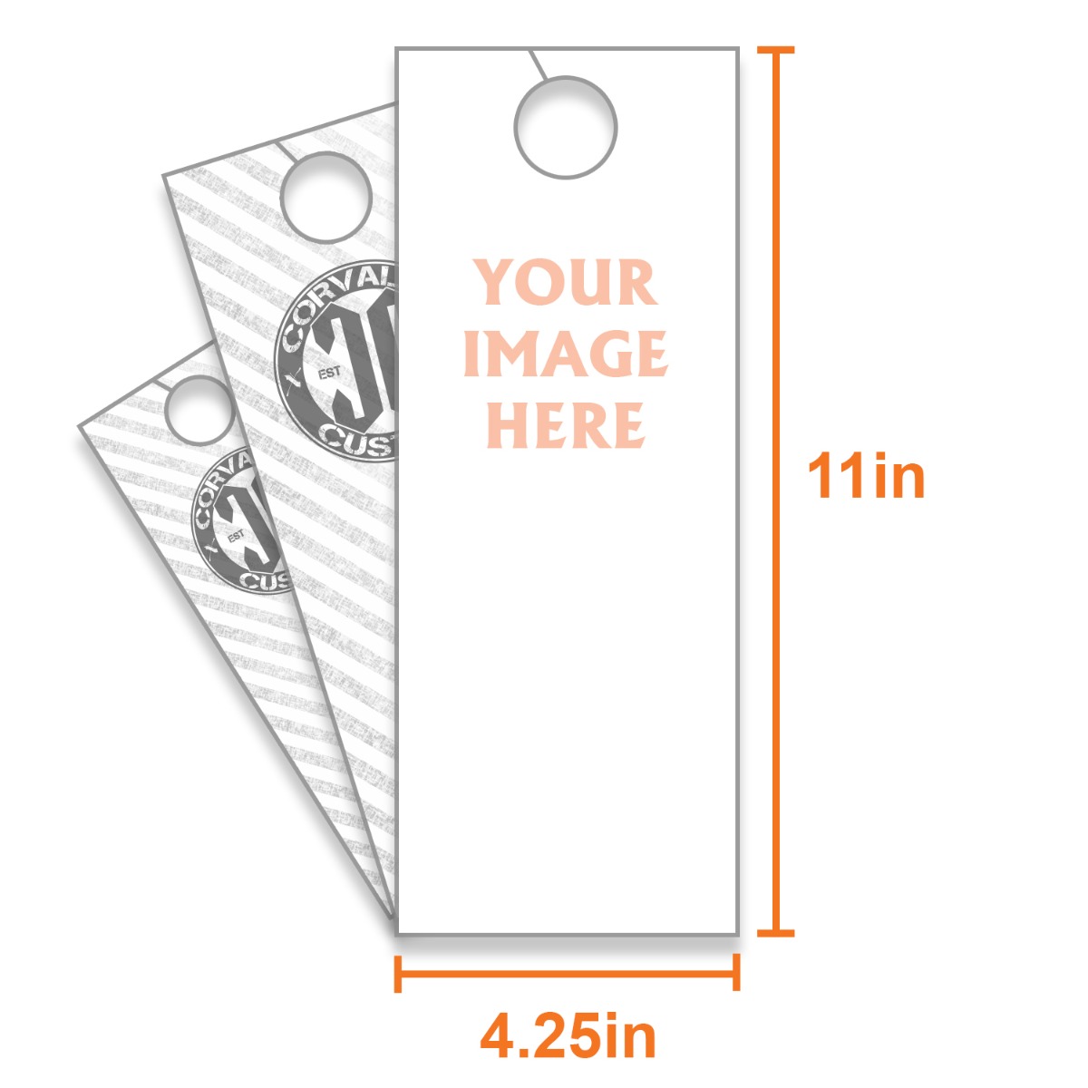 Uncoated Door Hangers 14pt