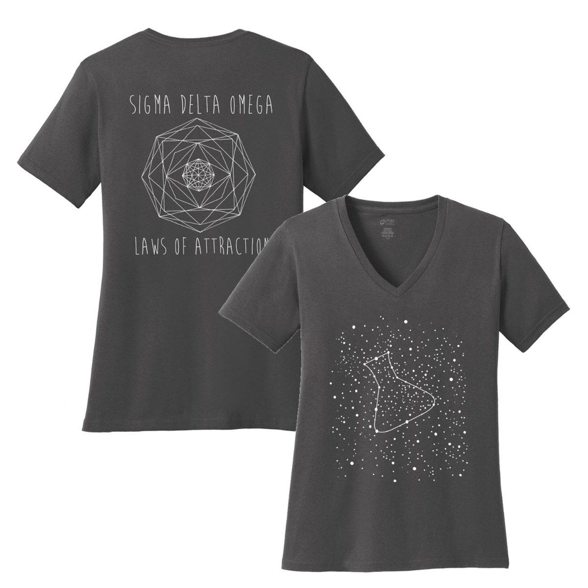 Sigma Delta Omega Laws of Attraction Tee